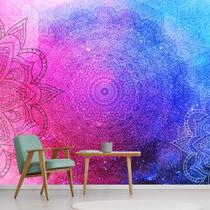 Papel de Parede Mandala Decorativa Sala Adesivo - 287pcm Papel de Parede Mandala Decorativa Sala Adesivo - 287pcm