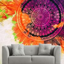 Papel de Parede Mandala Decorativa Sala Adesivo - 288pcm Papel de Parede Mandala Decorativa Sala Adesivo - 288pcm