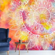 Papel de Parede Mandala Decorativa Sala Painel - 285pcp