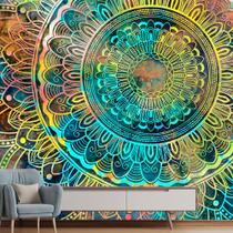 Papel de Parede Mandala Decorativa Sala Painel - 292pcp