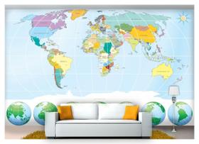 Papel De Parede Mapa Mundi Nmu09 Papel De Parede Mapa Mundi Nmu09