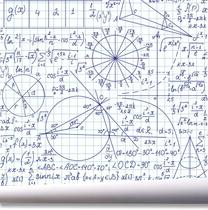 Papel De Parede Matematica Calculo Escolar Kit 02 Rolos A722 - Quartinho Decorado