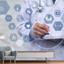 Papel de Parede Medicina Clínica Médico Sala Painel - 433pcp Papel de Parede Medicina Clínica Médico Sala Painel - 433pcp