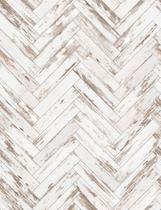 Papel de parede Meihodan Vintage White Wood 45x300 cm Rustic Peel Stick Papel de parede Meihodan Vintage White Wood 45x300 cm Rustic Peel Stick