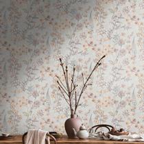 Papel de Parede Metropolitan Stories 3 Floral Cinza 391171MS Papel de Parede Metropolitan Stories 3 Floral Cinza 391171MS
