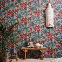 Papel de Parede Metropolitan Stories 3 Folhagem Colorido 392222MS Papel de Parede Metropolitan Stories 3 Folhagem Colorido 392222MS