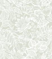 Papel de Parede Micpolo Peel and Stick Folha Tropical Verde Claro