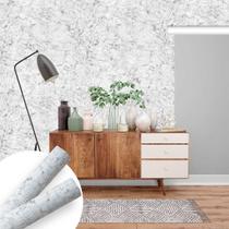 Papel de Parede Mod 7 Marble Gray White Vinilico