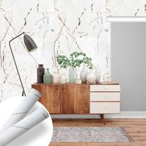 Papel de Parede Mod 8 Marble Antique White Lux Vinilico Papel de Parede Mod 8 Marble Antique White Lux Vinilico