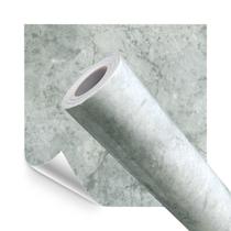 Papel de Parede Modelo Pedra Marmore Cinza Lua Adesivo Lavavel 500x60cm