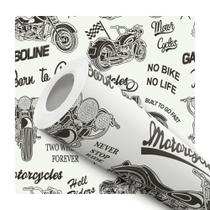 Papel de Parede Motocicleta Born to Ride Vintage Adesivo Moderno Quarto Sala de Jogos Papel de Parede Motocicleta Born to Ride Vintage Adesivo Moderno Quarto Sala de Jogos