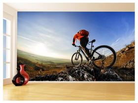 Papel De Parede Mountain Bike Ar Livre Passeio 3,5M Aca42