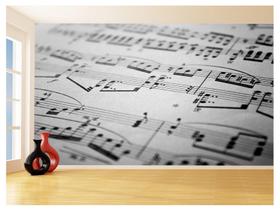 Papel De Parede Musica Partituras Nota Musical 3,5M Mus84 Papel De Parede Musica Partituras Nota Musical 3,5M Mus84