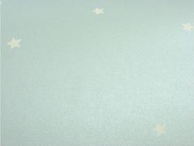 Papel de Parede Não Lavável - Lindo desenho Azul com detalhes em branco- Rolo com 10m x 53cm - LMS-PPY-YWC8-AZUL (LY0102)