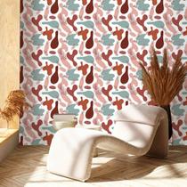 Papel de Parede Natura Abstrato Formas Boho 300