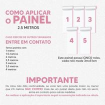 Papel De Parede Painel 3D Folhas Bananeira Vermelha 2,5M