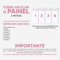 Papel De Parede Painel 3D Folhas Bananeira Vermelha 2M