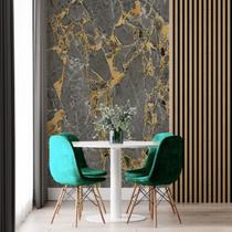 Papel de Parede Painel 3D Mármore Agata com Dourado 2M Auto Colante Revestimento Brilhoso Papel de Parede Painel 3D Mármore Agata com Dourado 2M Auto Colante Revestimento Brilhoso