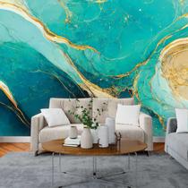 Papel de Parede Painel 3D Mármore Azul e Amarelo Viníl 3M Revestimento Pedra Requinte Auto Colante Papel de Parede Painel 3D Mármore Azul e Amarelo Viníl 3M Revestimento Pedra Requinte Auto Colante