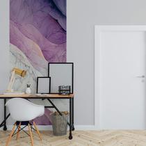 Papel de Parede Painel 3D Mármore Branco e Roxo 1M Viníl Revestimento Pedra Requinte Auto Colante Papel de Parede Painel 3D Mármore Branco e Roxo 1M Viníl Revestimento Pedra Requinte Auto Colante