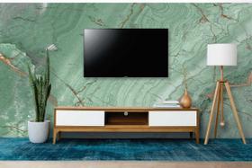 Papel de Parede Painel 3D Mármore Carrara Verde 3,5M Claro Revestimento Auto Colante Marmorizado Papel de Parede Painel 3D Mármore Carrara Verde 3,5M Claro Revestimento Auto Colante Marmorizado