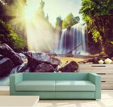 Papel de Parede - Painel Adesivo Cachoeira 3D 3M² na 090