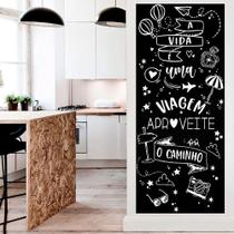 Papel de Parede Painel Frase A Vida é Uma Viagem