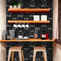 Papel de Parede Painel Frase Coffee Papel de Parede Painel Frase Coffee