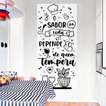 Papel de Parede Painel Frase Sabor da Vida