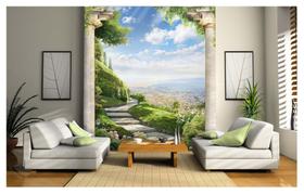 Papel De Parede Paisagem Digital Mar Flores Dav23 Papel De Parede Paisagem Digital Mar Flores Dav23