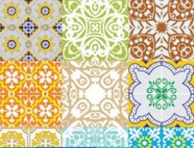 Papel de Parede Para Banheiro Cozinha Lavável e Impermeável Azulejo Português Papel de Parede Para Banheiro Cozinha Lavável e Impermeável Azulejo Português