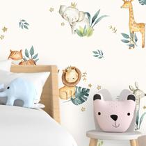 Papel De Parede Para Quarto Infantil Safari Lavável 3m Baby Selva - Final Decor