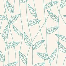 Papel De parede Para Quartos E Sala Com Fundo Bege E Desenho Verde