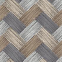 Papel de Parede para Sala Entrelaçado Fibras 57x270cm
