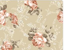 Papel De Parede Para Sala Quarto Floral Flores Em 3d Adesivo Lavável FL165