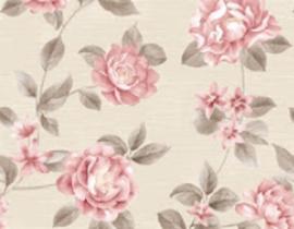 Papel De Parede Para Sala Quarto Floral Flores Em 3d Adesivo Lavável FL175