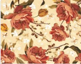 Papel De Parede Para Sala Quarto Floral Flores Em 3d Adesivo Lavável FL206