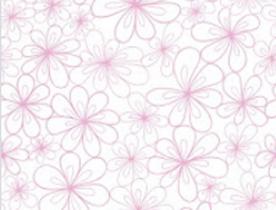 Papel De Parede Para Sala Quarto Floral Flores Lilás Em 3d Adesivo Lavável FL108 - IC DECOR