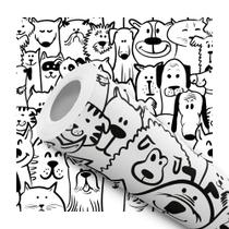 Papel De Parede Pastilha Degradê Branco Cozinha