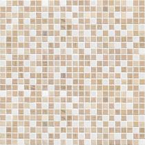 Papel de Parede Pastilhas em Tons de Bege e Cinza 3,00m