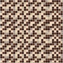 Papel De Parede Pastilhas Marrom E Bege - 3,00x0,50m Papel De Parede Pastilhas Marrom E Bege - 3,00x0,50m