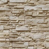 Papel De Parede Pedra Canjiquinha Bege Claro - 2,50x0,50m