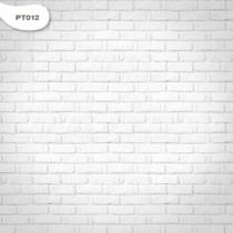 Papel de Parede Pedra Tijolo Branco 3d Adesivo 6m