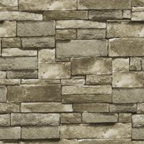 Papel de Parede Pedras e Madeiras NF8E128