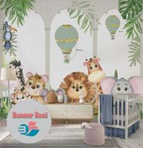 Papel de Parede Personalizado SAFARI Encantado Infantil Menino M²