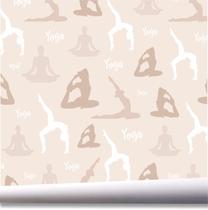 Papel De Parede Pilates Yoga Exercícios Kit 02 Rolos A745