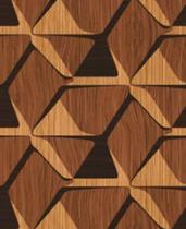 Papel De Parede Piso Adesivo Sala Madeira Abstrato Marrom MD38