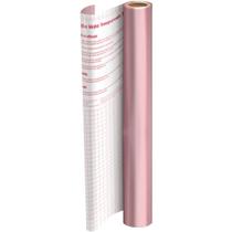 Papel de Parede Plástico Adesivo Metálico Rosa 45CM X 10M