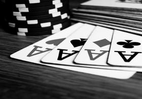 Papel De Parede Poker Cartas Baralho Cassino GG494