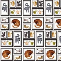 Papel De Parede Porta Retrato Gatos Adesivo Decorativo Papel De Parede Porta Retrato Gatos Adesivo Decorativo